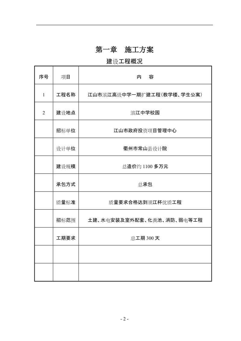 江山市滨江高级中学一期扩建工程(教学楼、学生公寓)技术标.doc_第3页