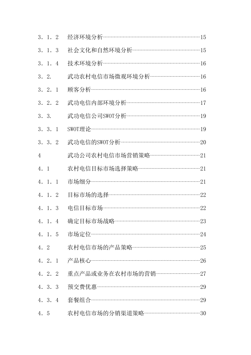 武功电信分公司农村市场营销策略研究毕业论文.doc_第2页