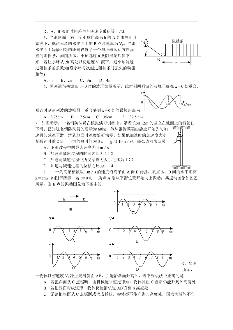 2008苏州五校联考高三物理试卷.doc_第2页