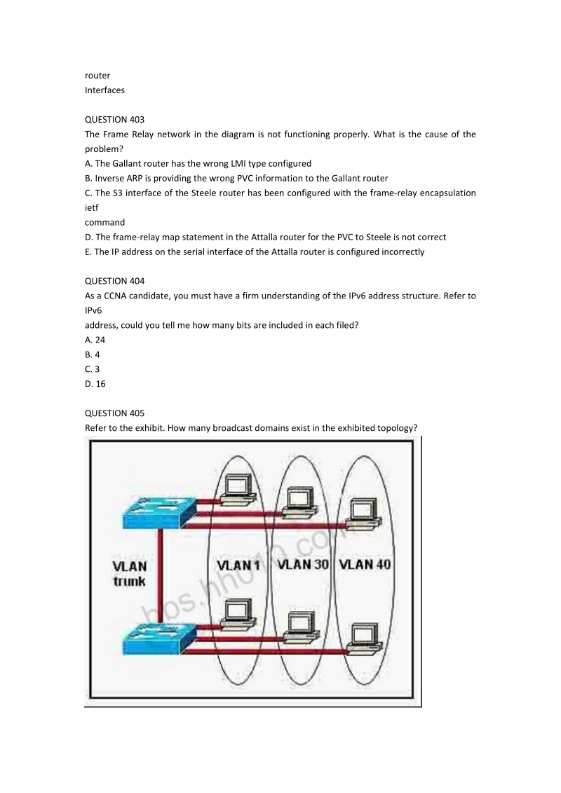 2011最新10月ccna题库word版400~500题.doc_第2页