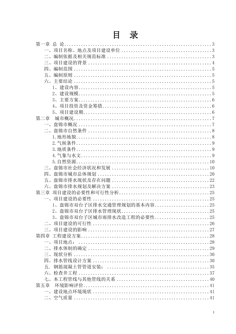 胜利街排水管网改造暨新建工程可行性研究报告.doc_第2页