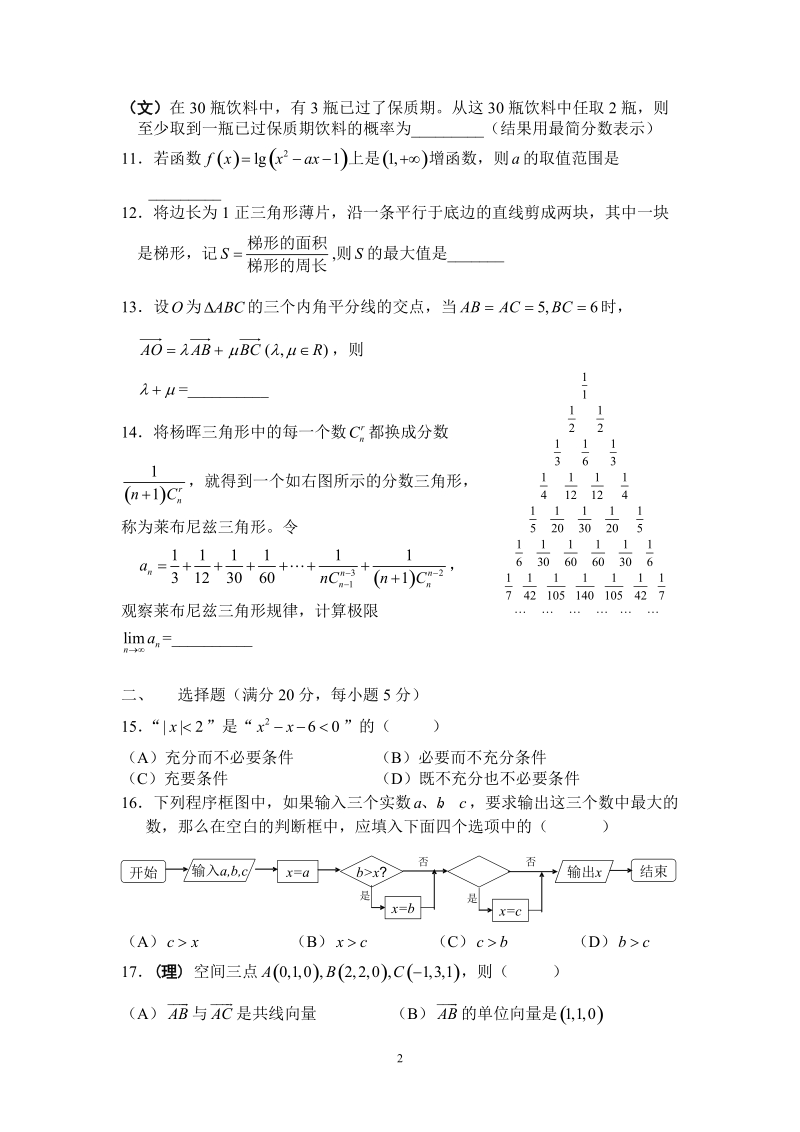 2011[1].8.26行知中学2012届高三数学第一次月考试题.doc_第2页