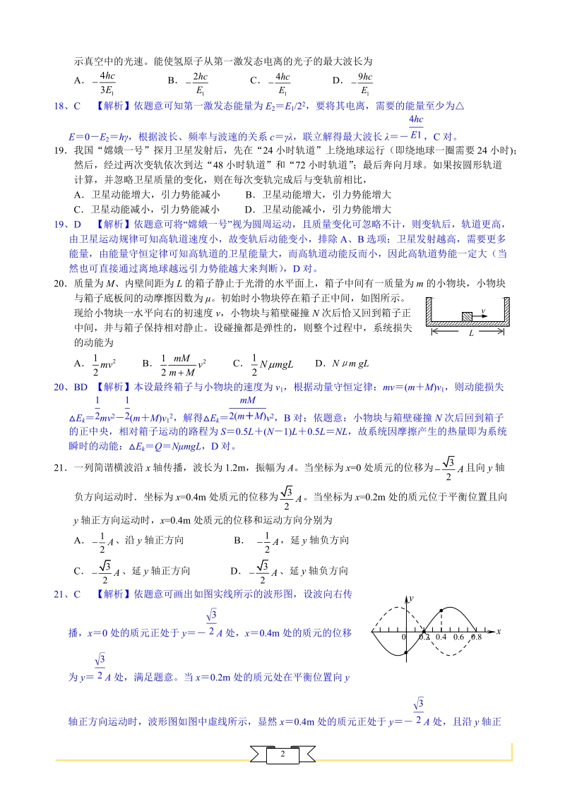 2011年高考理综物理——大纲卷.doc_第2页