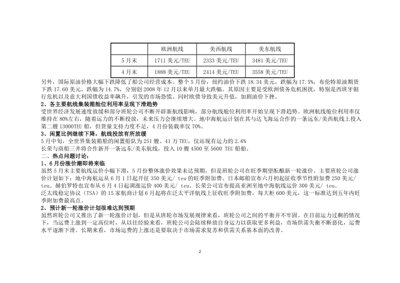 2012年国际集装箱运输市场月度报告.docx_第2页