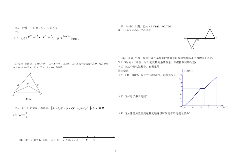 七年级数学下期末测试题(提高型).doc_第2页