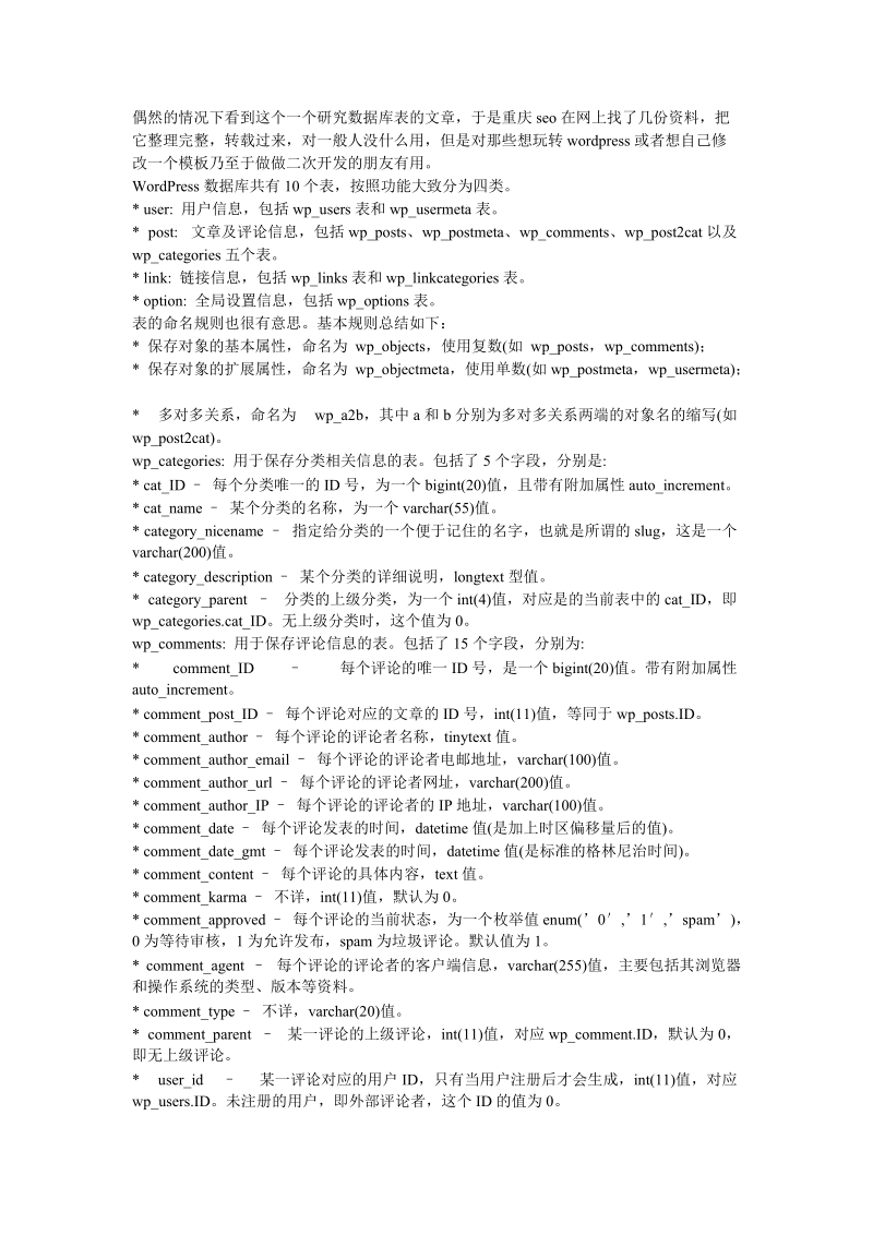 全面解析wordpress数据库表.doc_第1页