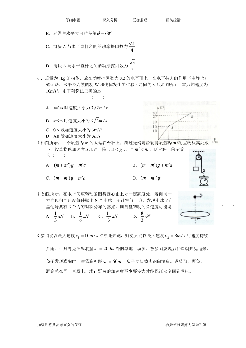 2012届高三物理强化训练2.doc_第2页