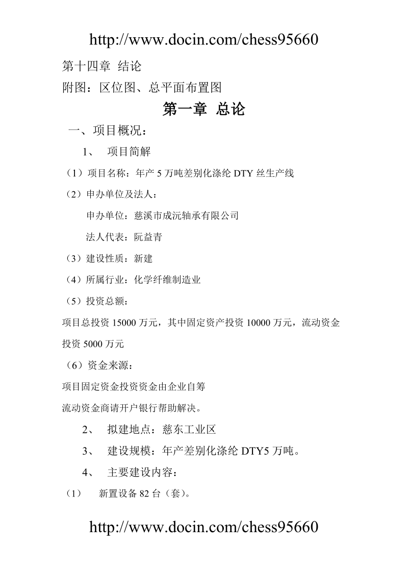 年产5万吨差别化涤纶dty丝生产线项目可行性报告.doc_第2页