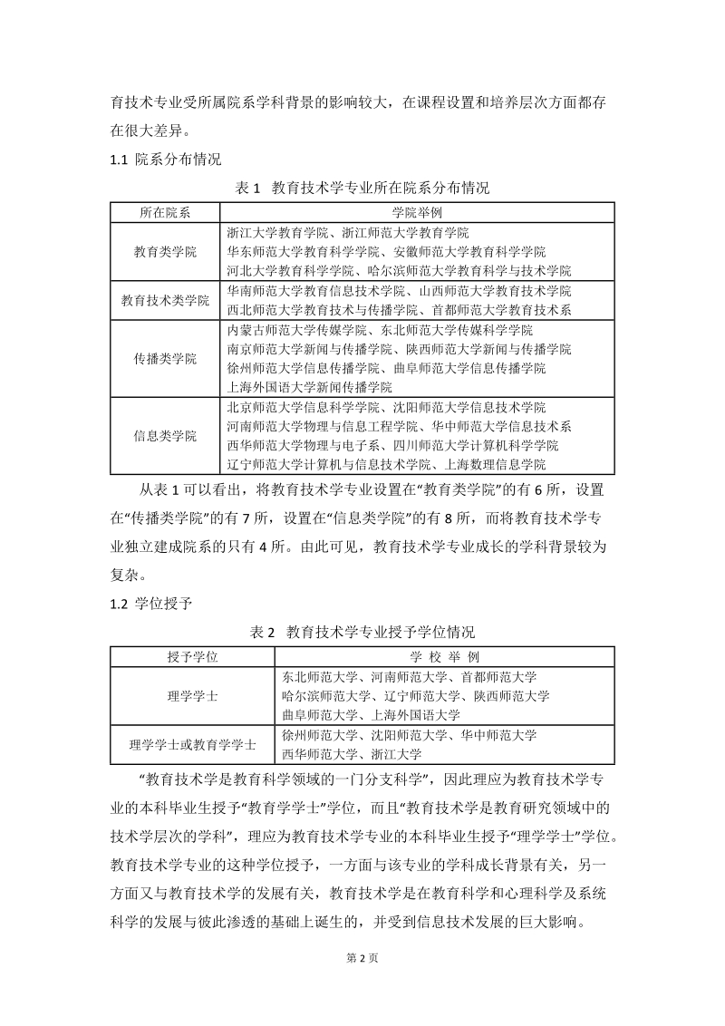 教育技术专业人才培养模式探索.doc_第2页