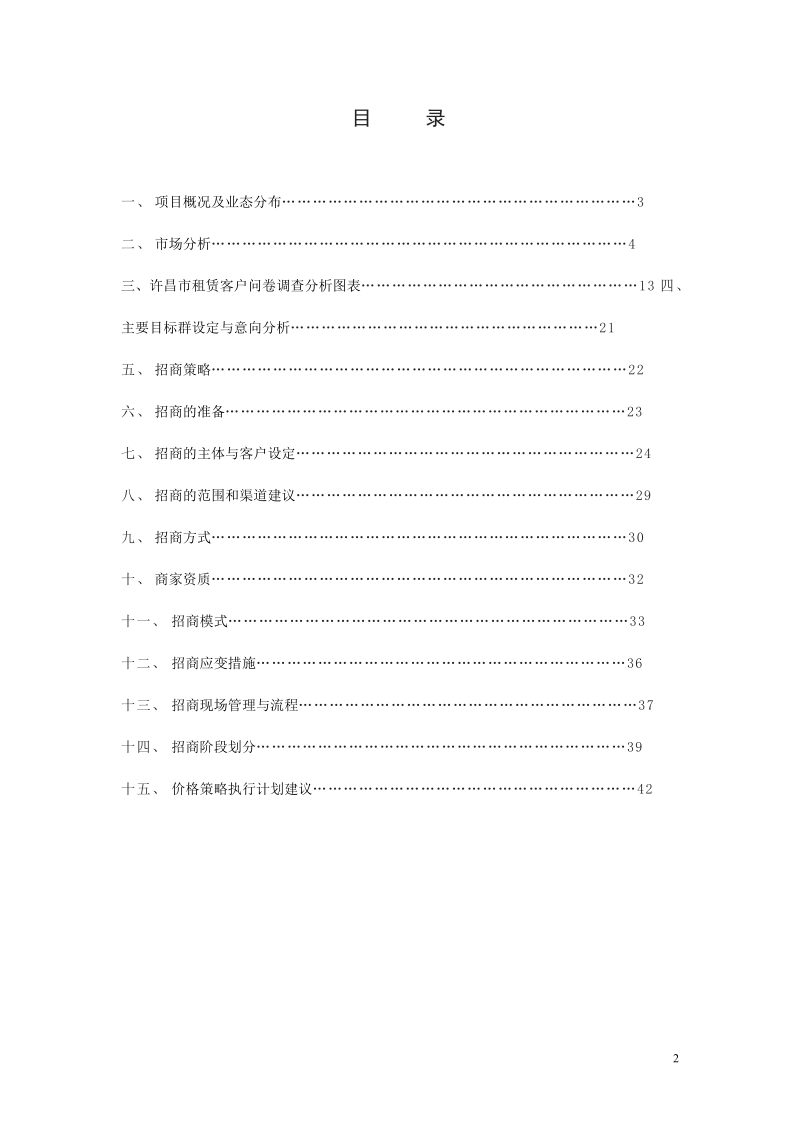 河南许昌上海城首期商业项目招商策划与执行方案（46页）.doc_第2页