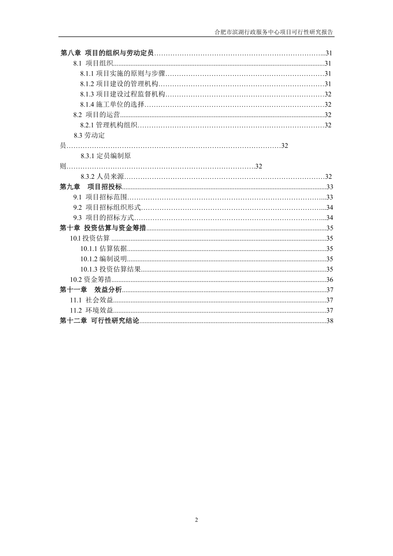 滨湖行政服务中心项目可行性研究报告.doc_第2页