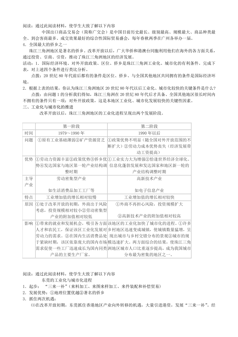 2015年高中地理《4.2区域工业化与城市化》教案 新人教版必修3.pdf_第2页