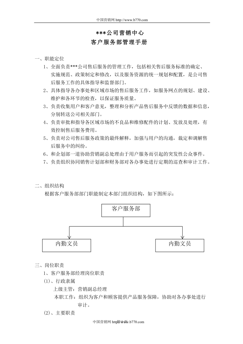 客户服务部管理手册.doc_第3页