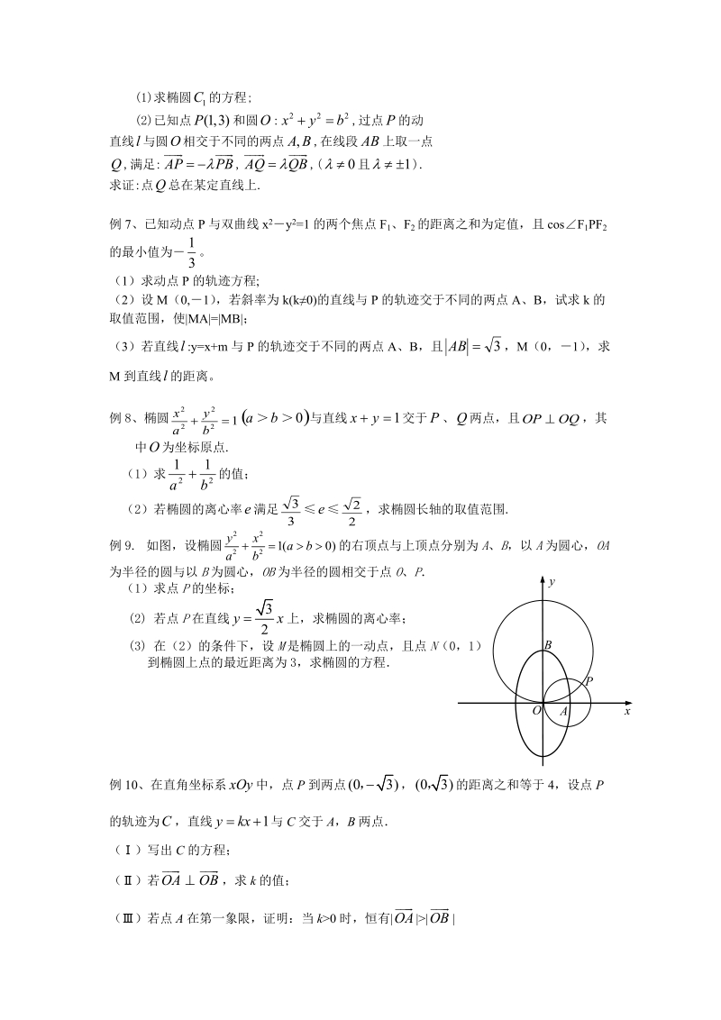 原创椭圆专题训练.doc_第2页
