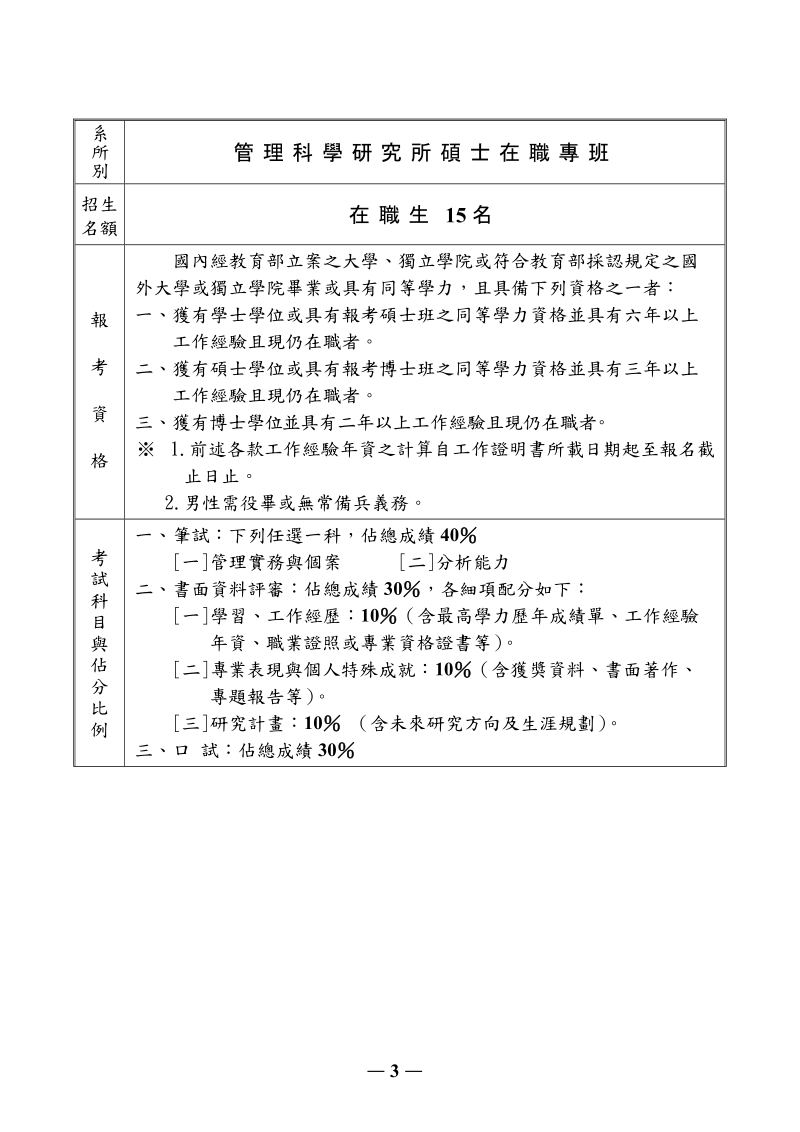 真理大学九十六学年度硕士班招生简章.doc_第3页