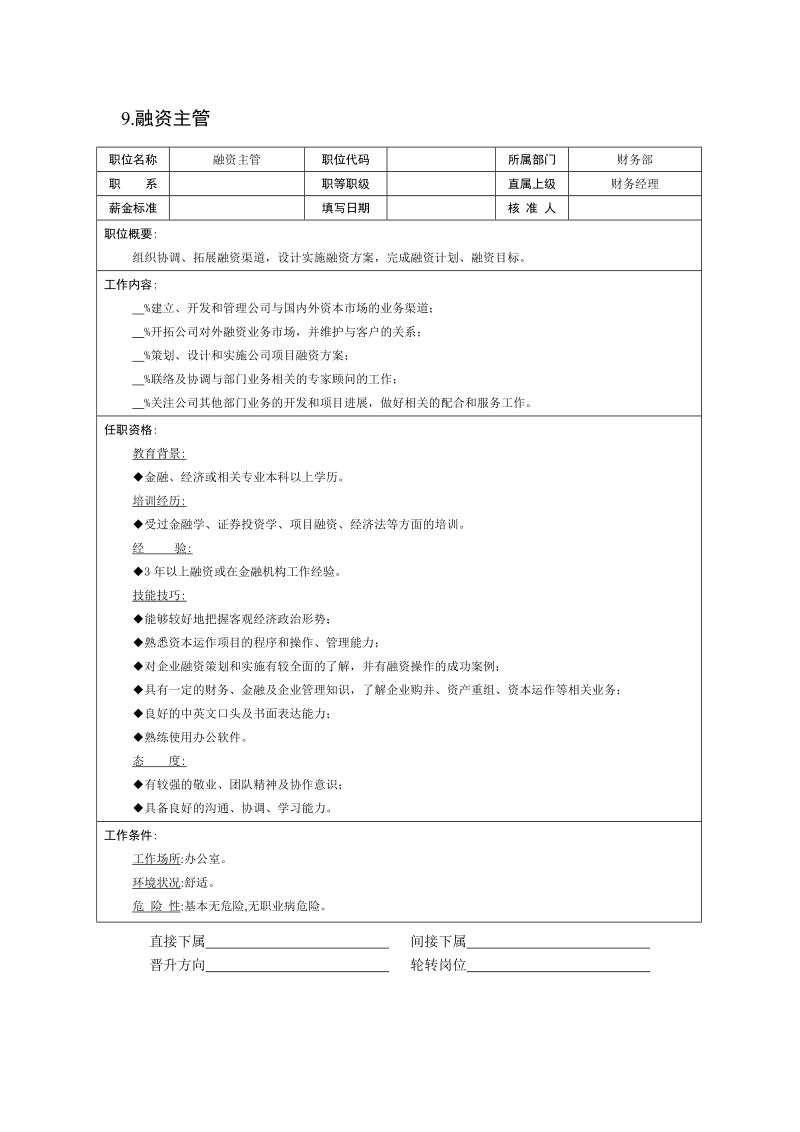 现代企业岗位职责与员工绩效考评全套资料_7.doc_第3页