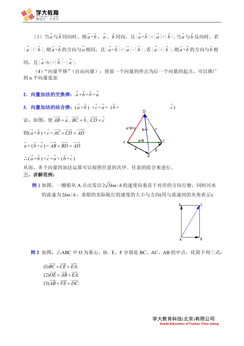 高考数学复习_向量的加法与减法.doc_第2页