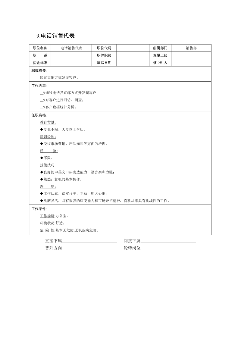 现代企业岗位职责与员工绩效考评全套资料_14.doc_第1页