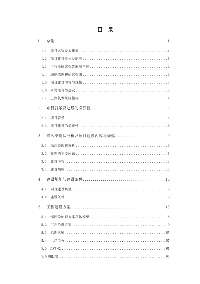 镉污染综合治理工程项目可行性研究报告.doc_第2页