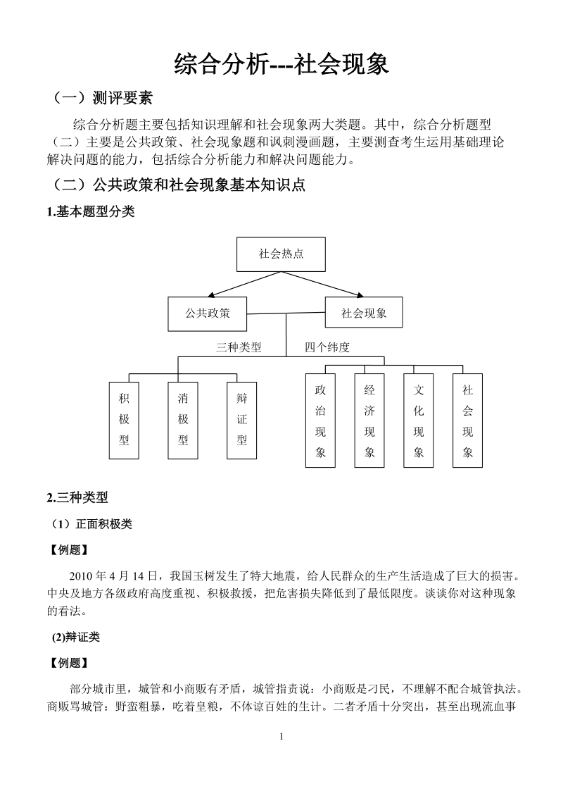 综合分析---社会现象.doc_第1页