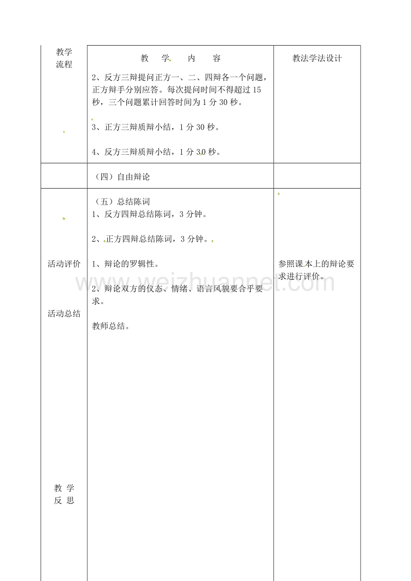 吉林省长春市九年级语文上册 口语交际二（1－2）教案 长春版.doc_第2页