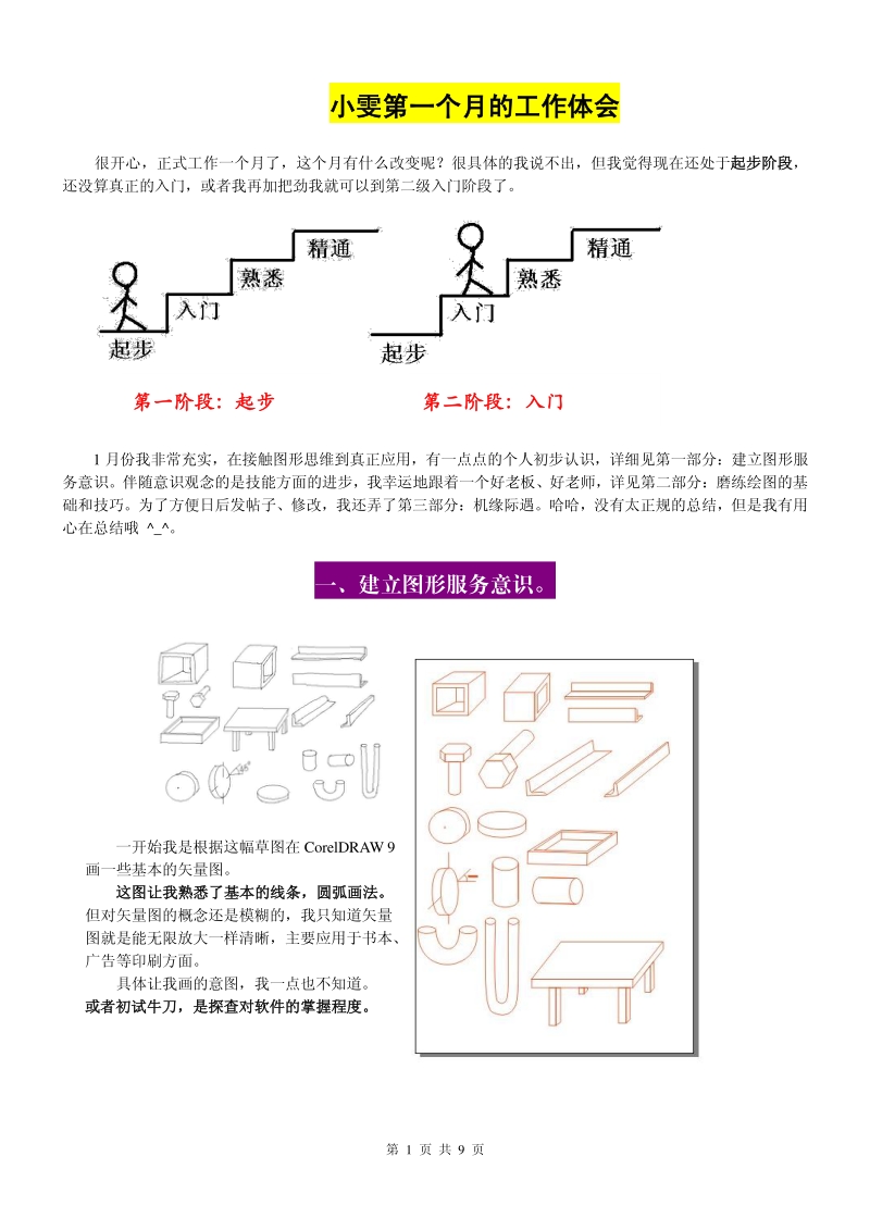 小雯第一个月的工作体会.pdf_第1页