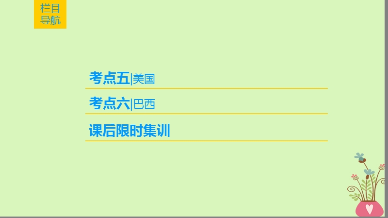 2019版高考地理一轮复习 第17章 世界地理 第3节 世界重要国家课件 新人教版.ppt_第3页