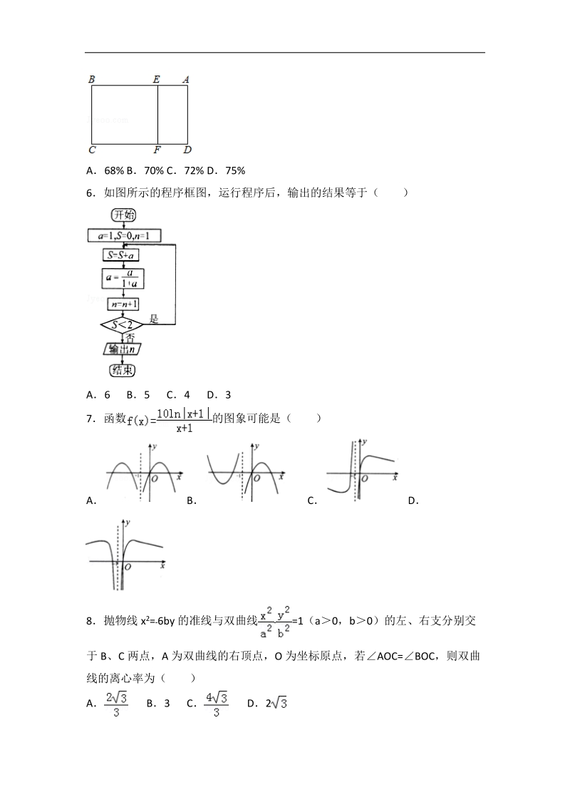 2017年山东省临沂市高考数学一模试卷（理科）（解析版）.doc_第2页