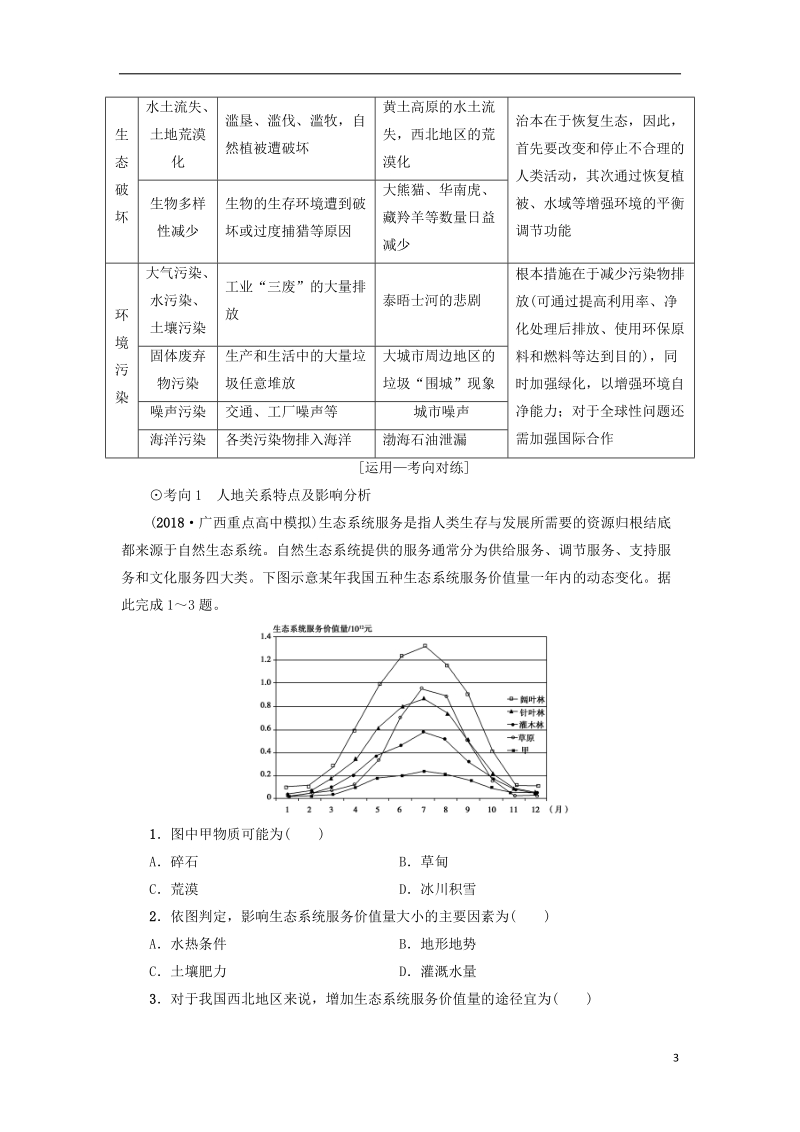 2019版高考地理一轮复习 第11章 人类与地理环境的协调发展学案 新人教版.doc_第3页