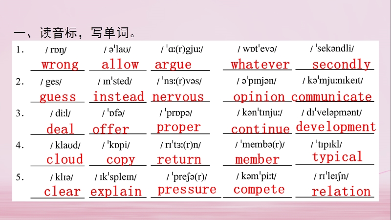 2018学年八年级英语下册 unit 4 why don’t you talk to your parents part 6 self check课件 （新版）人教新目标版.ppt_第2页