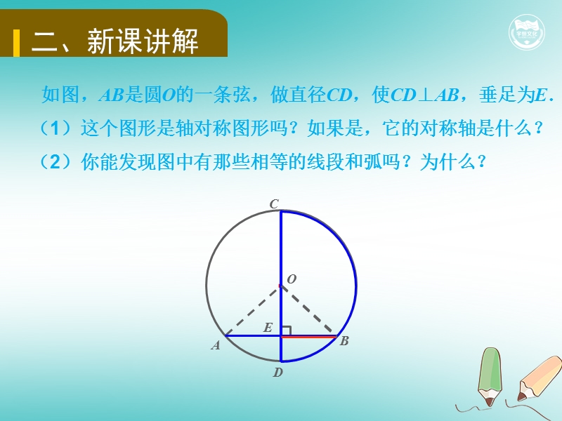 九年级数学上册 第二十四章 圆 24.1.2 垂直于弦的直径教学课件 （新版）新人教版.ppt_第3页