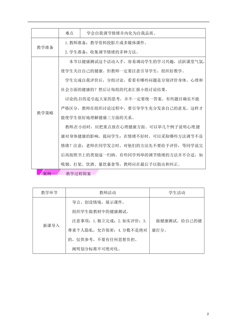 八年级生物下册8.3.1评价自己的降状况授课典案新版新人教版.doc_第2页