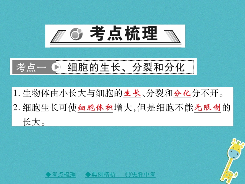 2018年中考生物总复习 专题突破二 生物体的结构层次 第2讲课件.ppt_第2页