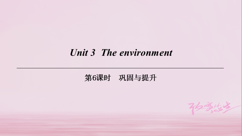 （广州沈阳通用）九年级英语下册 module 2 environmental problems unit 3 the environment（第6课时）巩固与提升课件 牛津深圳版.ppt_第1页