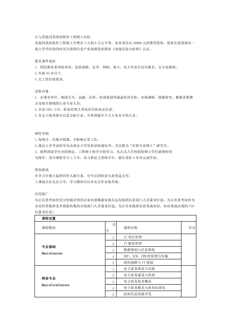 南京大学商务智能与商业数据分析专业在职研究生招生简....doc_第2页