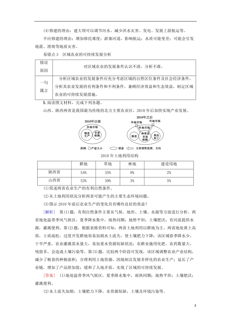 2019版高考地理一轮复习 易错排查练 第14章 区域自然资源综合开发利用 第15章 区域经济发展 第16章 区域联系与区域协调发展 新人教版.doc_第3页