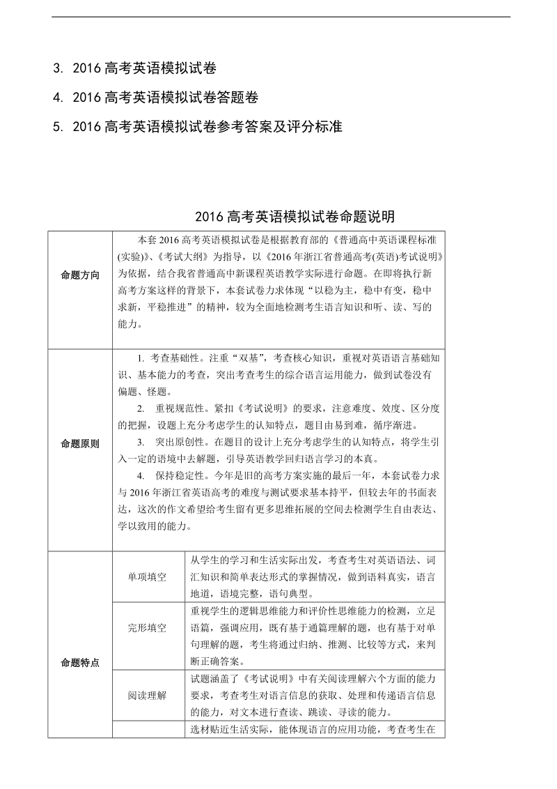 2016年浙江省杭州市萧山区高三高考模拟命题比赛英语试卷（16）.doc_第2页