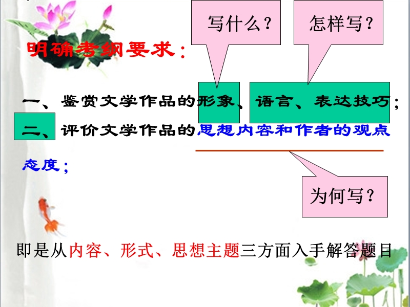 2016年评价诗歌的思想内容和观点态度.ppt_第2页