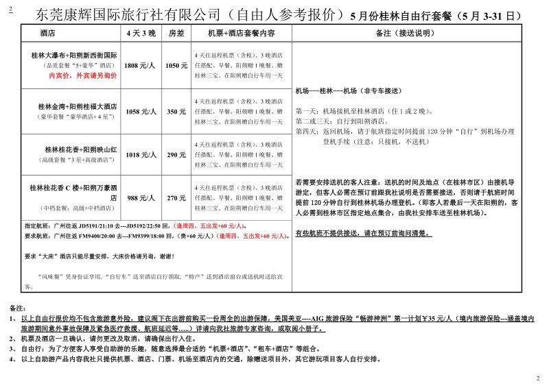 机票+酒店+大漓江门票套餐.doc_第2页