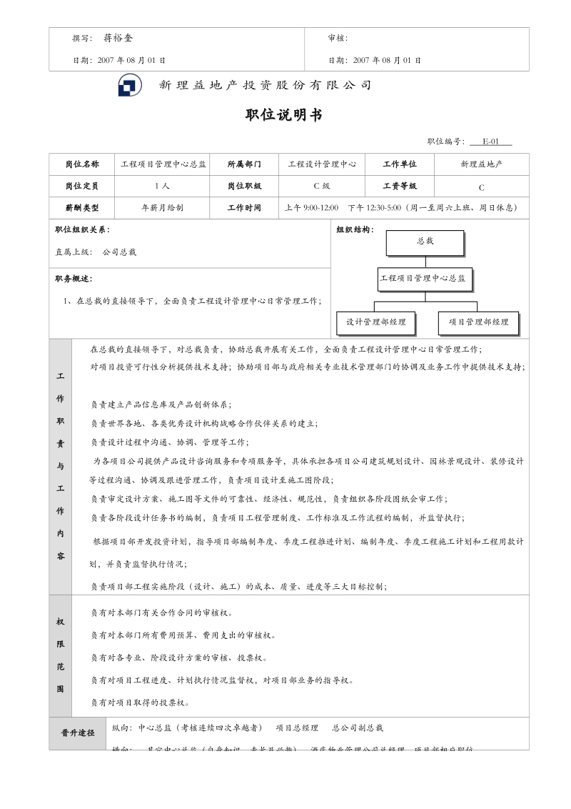 职位说明书(汇总).doc_第2页