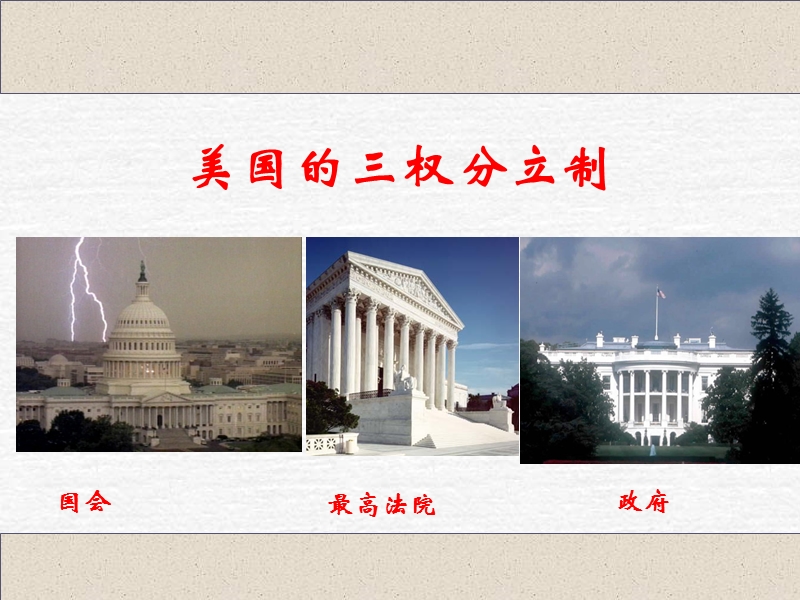 美国三权分立制.ppt_第1页