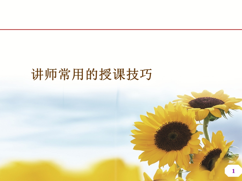 讲师常用的授课技巧(新).ppt_第1页