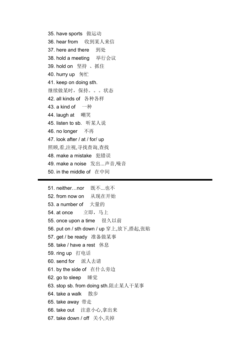 高中英语词组：高一高二高三重点词组汇总_3_.pdf_第2页