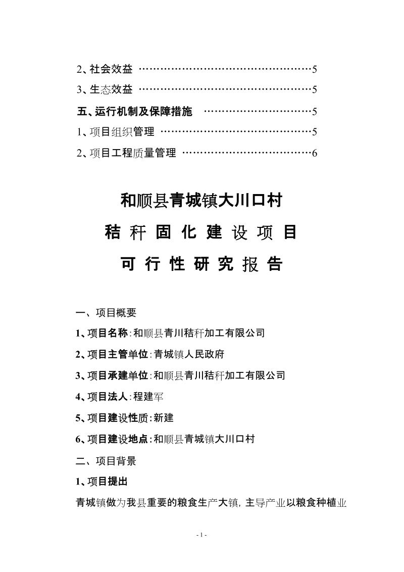 秸秆压块可行性分析报告【正稿】_改版.doc_第2页