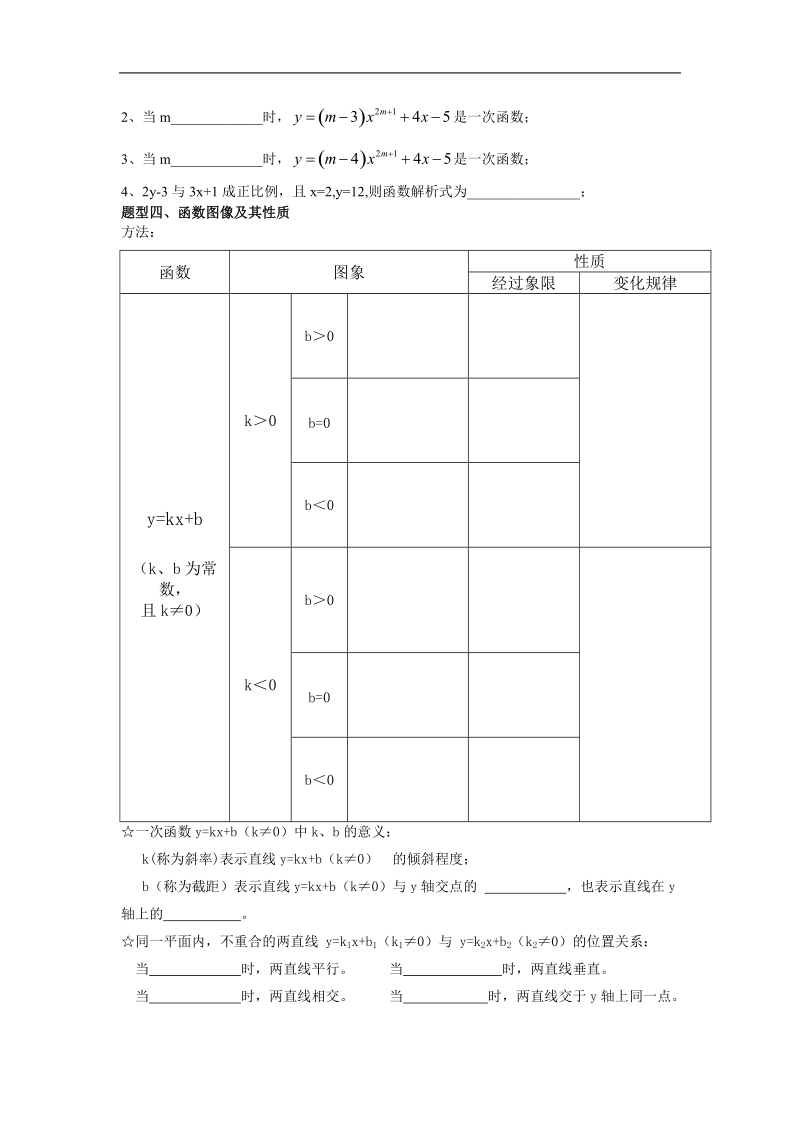 一次函数基本题型过关卷.doc_第2页