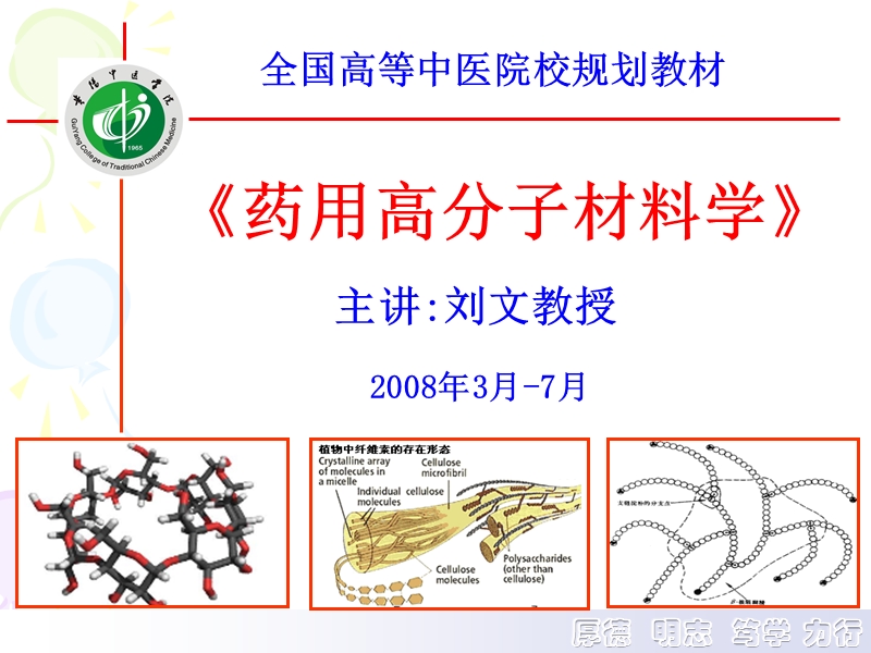 药用高分子材料学.ppt_第1页