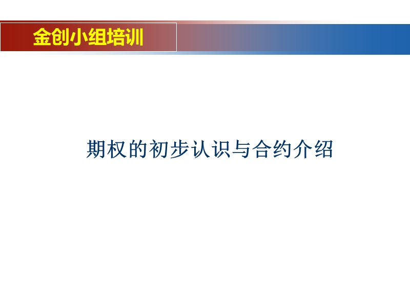 期权的初步认识.ppt_第1页