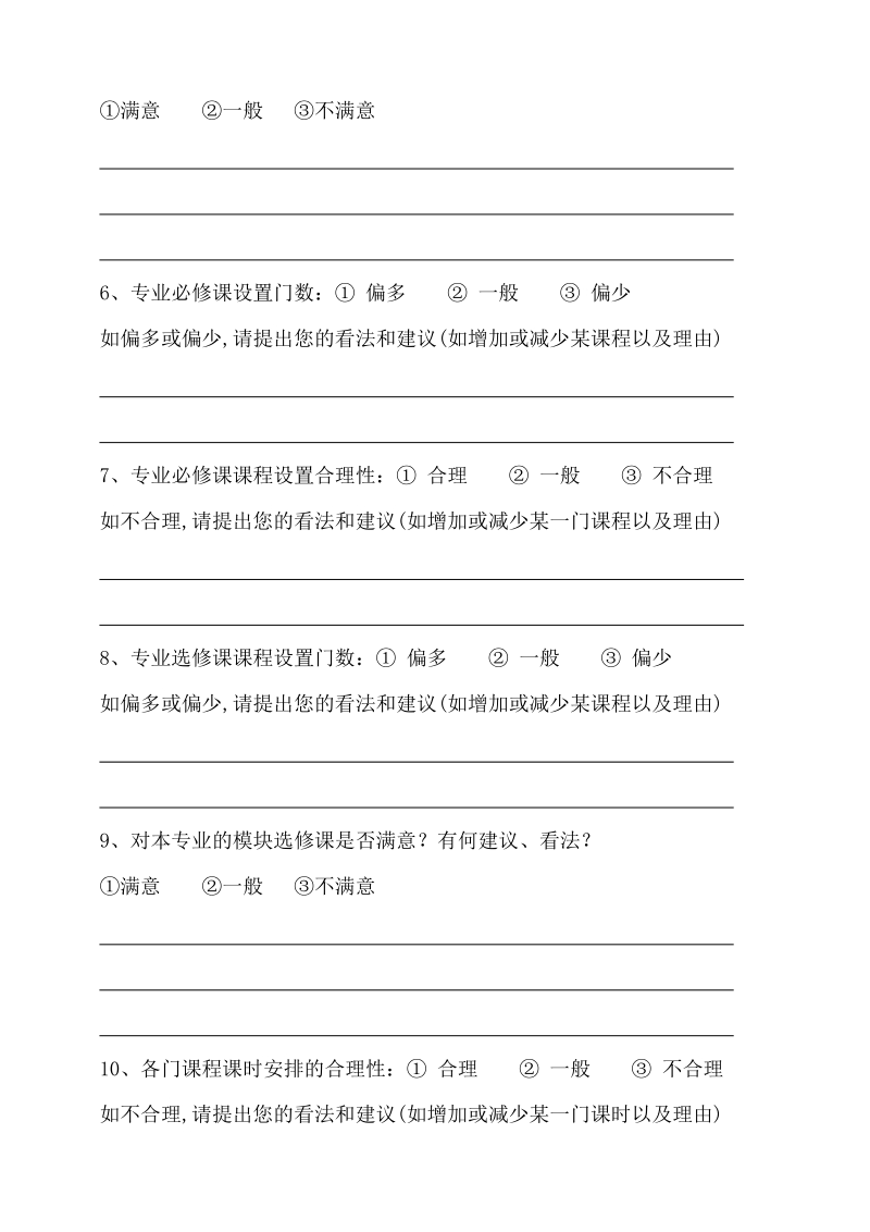 漳州师范学院本科人才培养方案问卷调查.doc_第2页