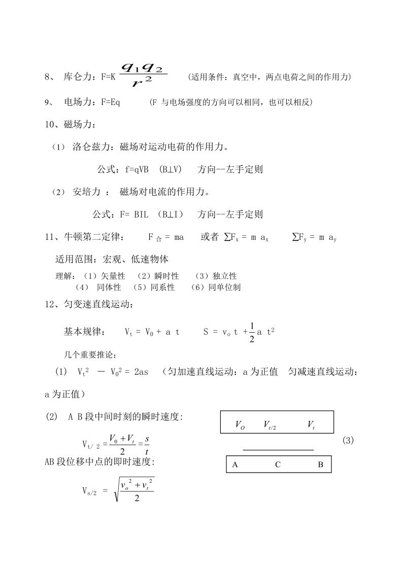 免费下载_高中物理公式大全.doc_第3页