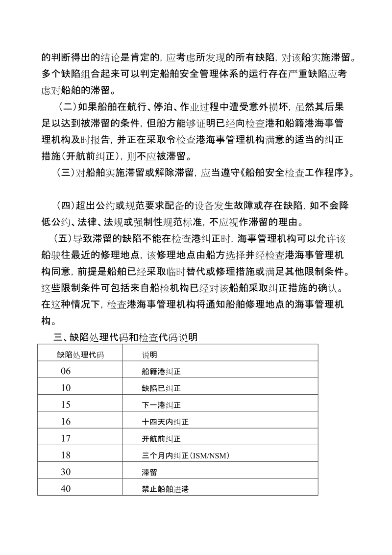 中国籍国内航行海船安全检查缺陷处理指导原则.doc_第3页